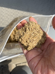 ぼかし肥料いい匂い